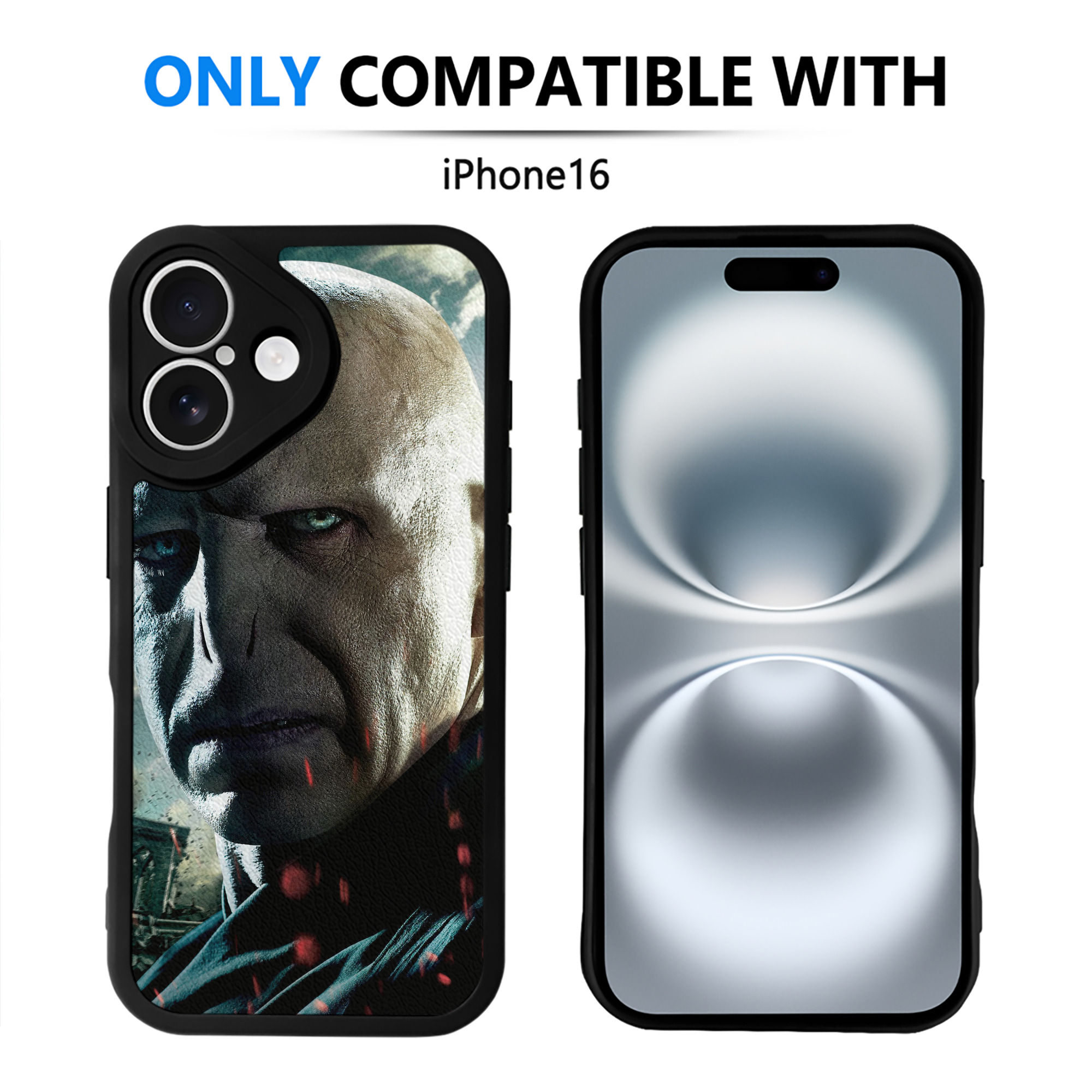 （画像用） Harry Potter ハリー・ポッターシリーズ 【iPhone 16シリーズ対応】シリコンスマホケース（レザー調） 材質：シリコン